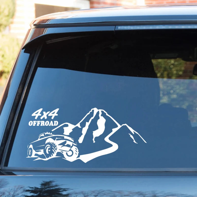 4X4 Off Road die-cut Vinyl Decal Sticker Waterproof Decors