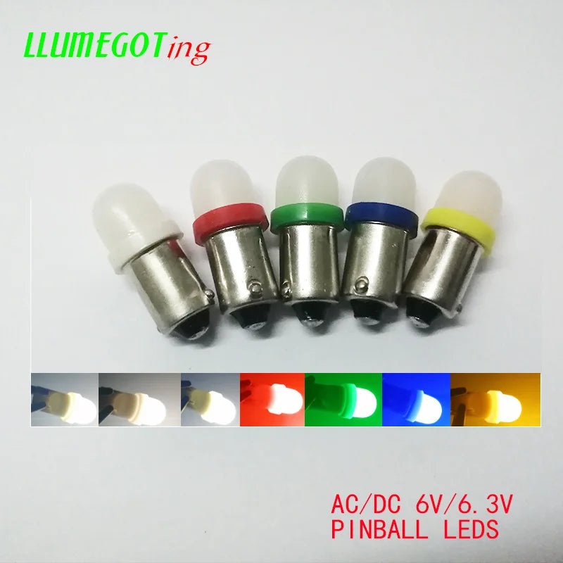 50PCS Milk White Dome ba9s T4W 1X smd5050 Non