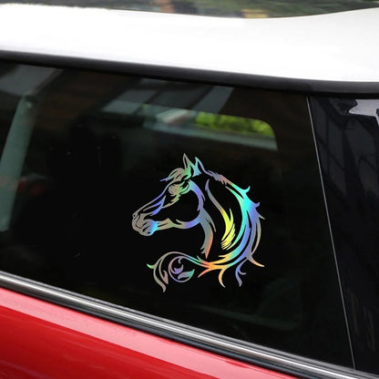 Personalized Waterproof Sticker Horse Head SUV Body Window