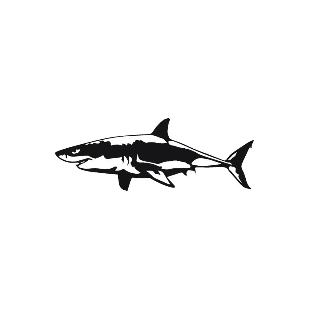 Sticker 17CM 6.5cm 3D Shark Creative Vinyl On Stickers