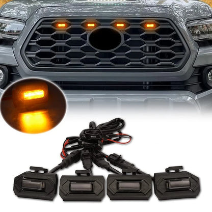 For Toyota Tacoma Raptor Trd Off 4PCS Front Grill Road Sport