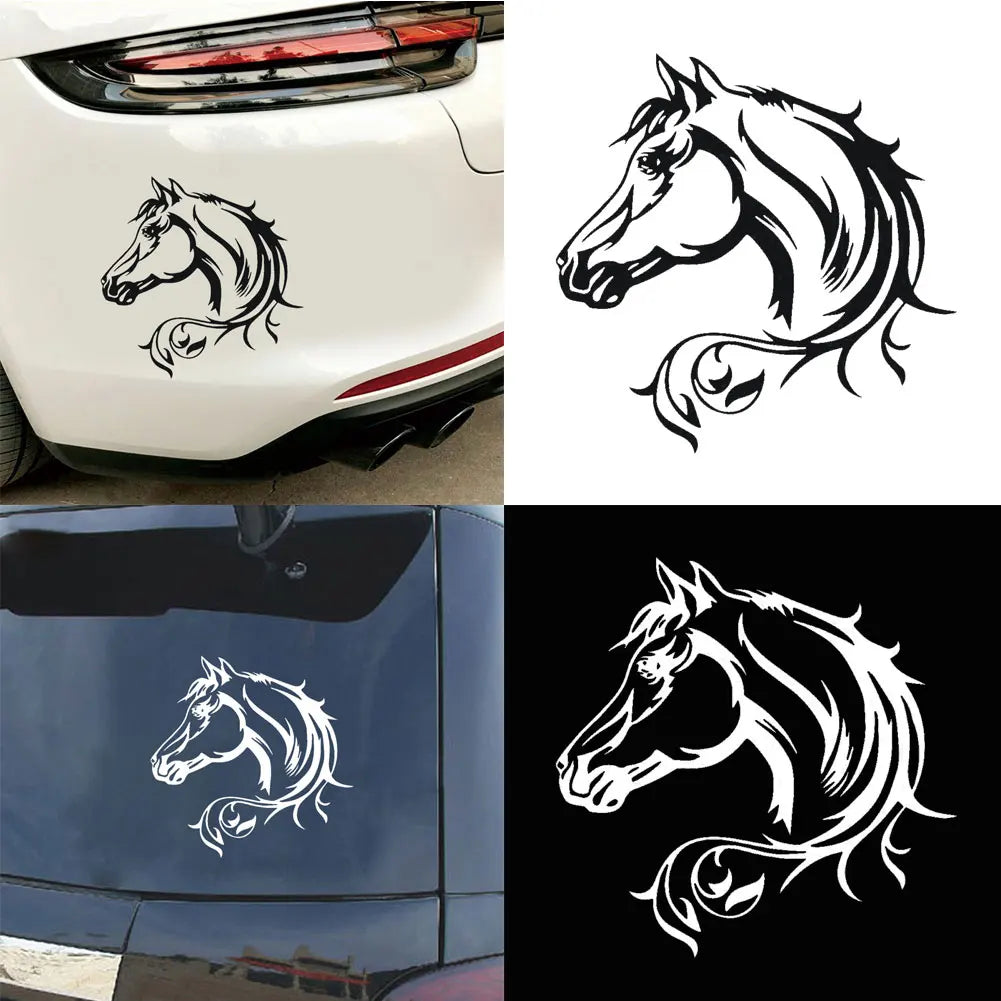 Personalized Waterproof Sticker Horse Head SUV Body Window