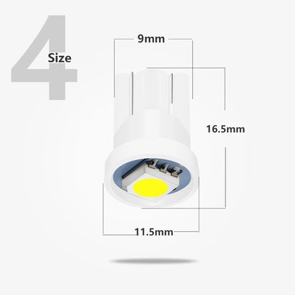 For Pinball 10PCS Colorful T10 5050 1SMD 194 168 W5W Side