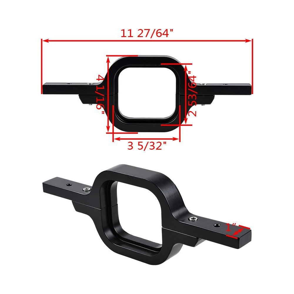 For Pickup ATV Inch 60W Pods 2.5 Tow Hitch Mounting Brackets