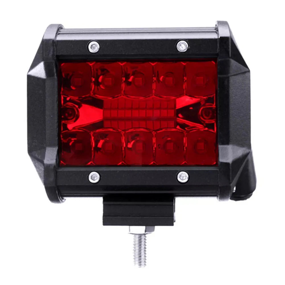 Yulling Pair Inch Red Work Bar Flood Spot Driving