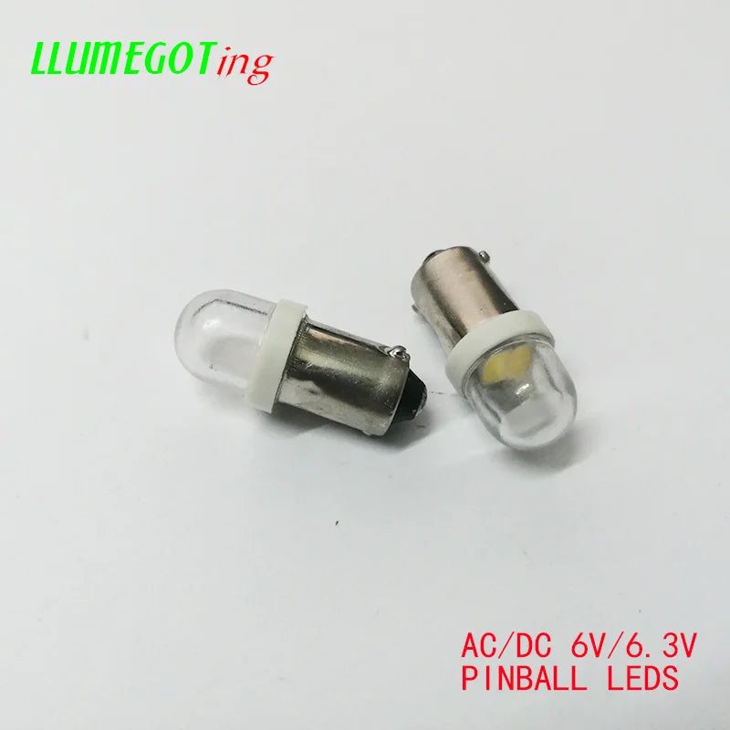 50PCS ba9s T4W Round Clear Dome 2X 5630SMD Various
