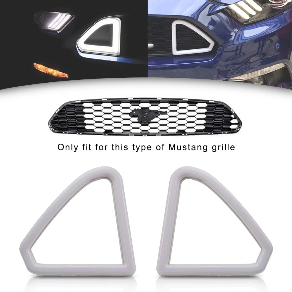 For 2015-17 Ford Mustang LED Front Front Grille Drl Running