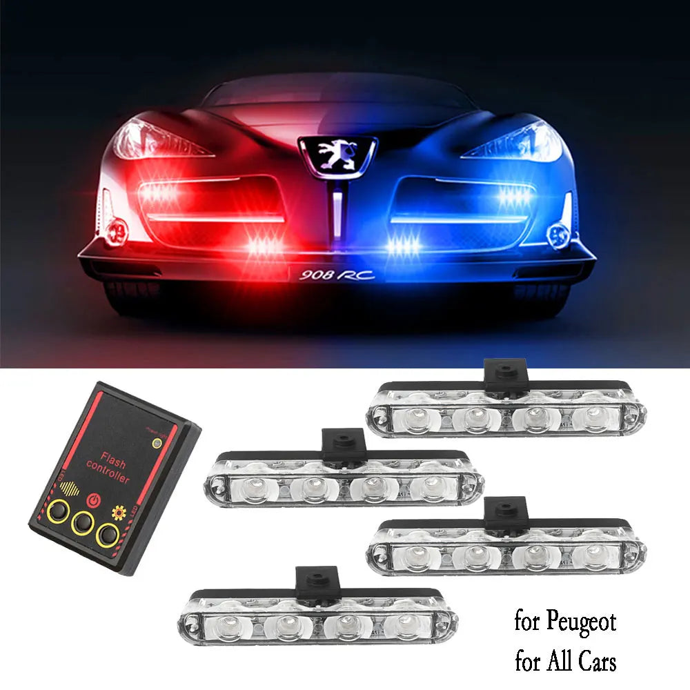 For Auto Flasher Fso Grille Net Strobe Stroboscopes Flash