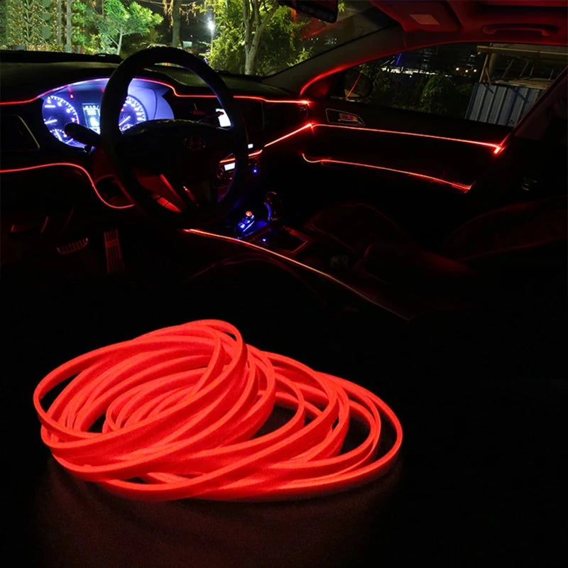 El Wire Interior Ambient Flex RGB Strip Flexible Atmosphere