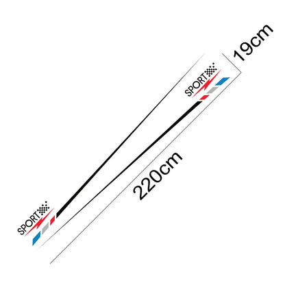 For Audi BMW Ford Hyundai Lexus Door Side Waist Line Stickers
