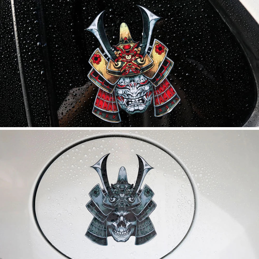 For Laptop Window Wall Dsycar 1PCS Japan Warrior Sticker Cartoon