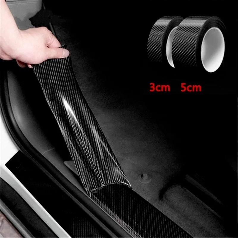 10M Carbon Fiber Sticker Tape Anti Collision Protector Strip
