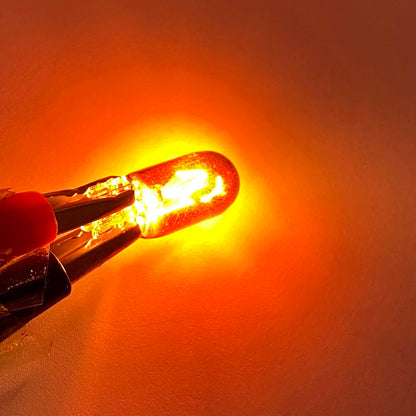 1PCS Amber T10 W5W 501 194 Silver Chrome Signal