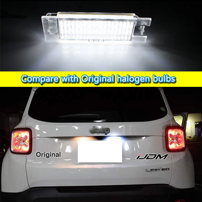 For Jeep Renegade 2015 2016 2017 12V Waterproof Number Plate