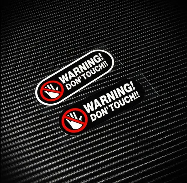 For Vans,Motorcycle Lap Warning Don T Touch Sticker Reflective