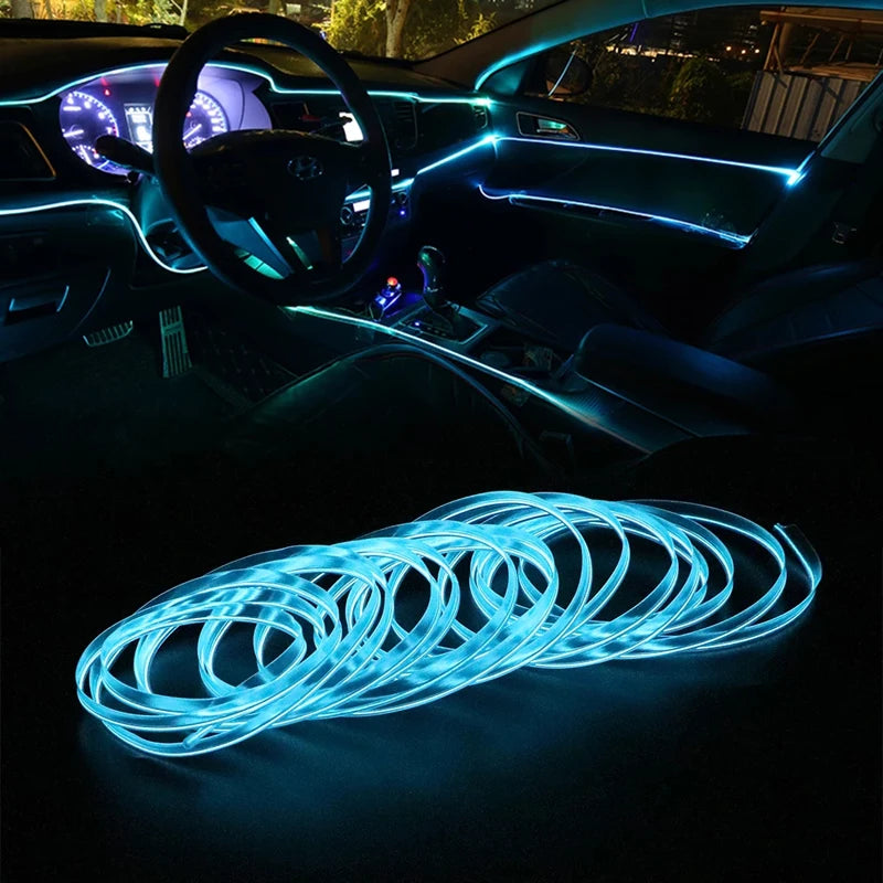 El Wire Interior Ambient Flex RGB Strip Flexible Atmosphere