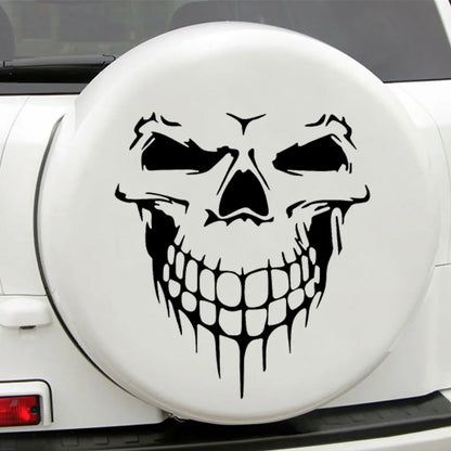 Dsycar 1PCS Large Size 59x53cm Skull Head Stickers Decals