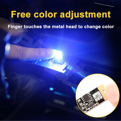 Interior USB Atmosphere Music Adjustment Lighting Plug Play Decor