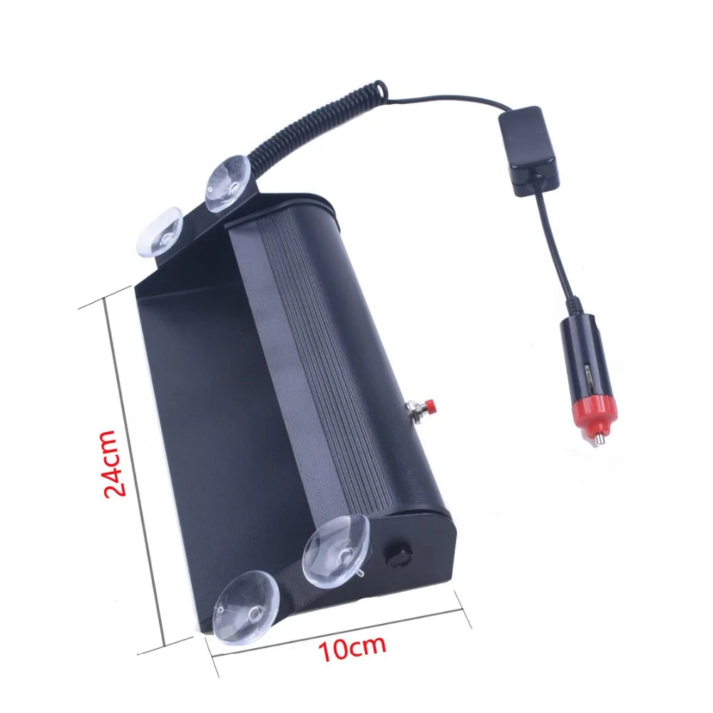 Dc 12V Strobe Blue Dash Emergency Flashing Warning Flash