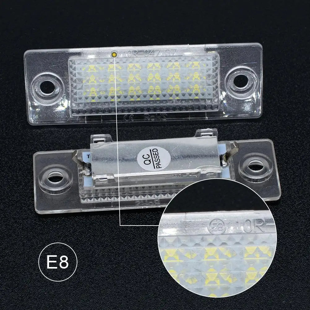 For VW Transporter T5 Caddy Touran 2PCS License Number Plate
