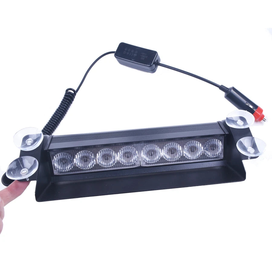 Dc 12V Strobe Blue Dash Emergency Flashing Warning Flash