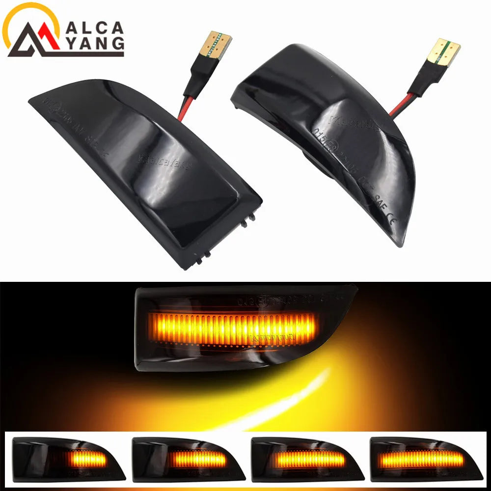 For Renault Megane MK3 Scenic Fluence Dynamic Turn Signal Mirror