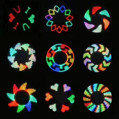 For Children ABS Luminous Fidget Spinner Hand Spinners Glow In