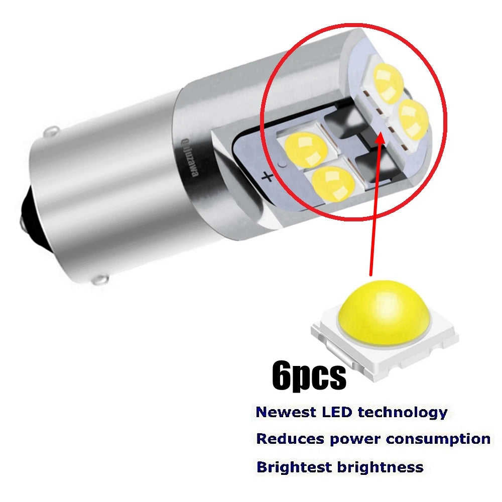 2PCS T4W ba9s bax9s bay9s Super Bright Interior Reading