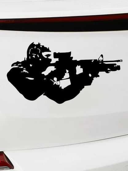 CK21310 Various Sizes die-cut Vinyl Decal Army Navy Soldier