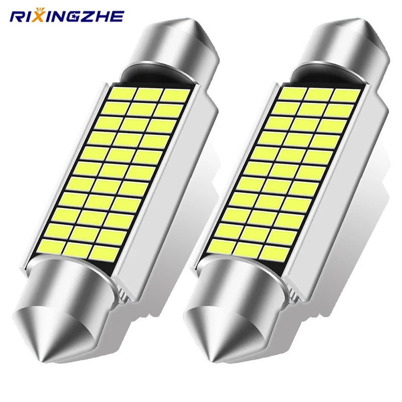 Rxz 2PCS Festoon C10W C5W Canbus 41MM Error Interior