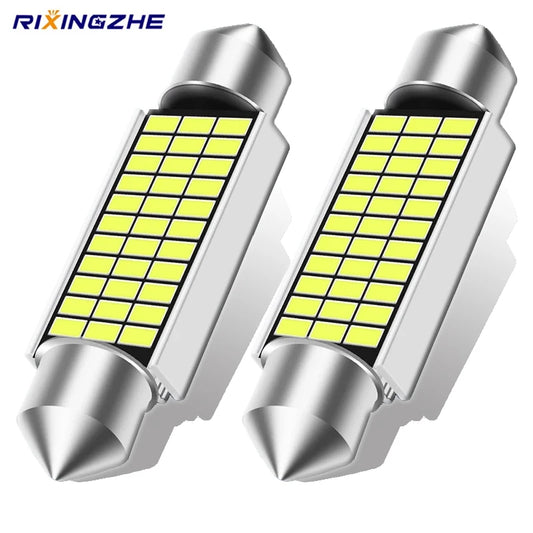 Rxz 2PCS Festoon C10W C5W Canbus 41MM Error Interior