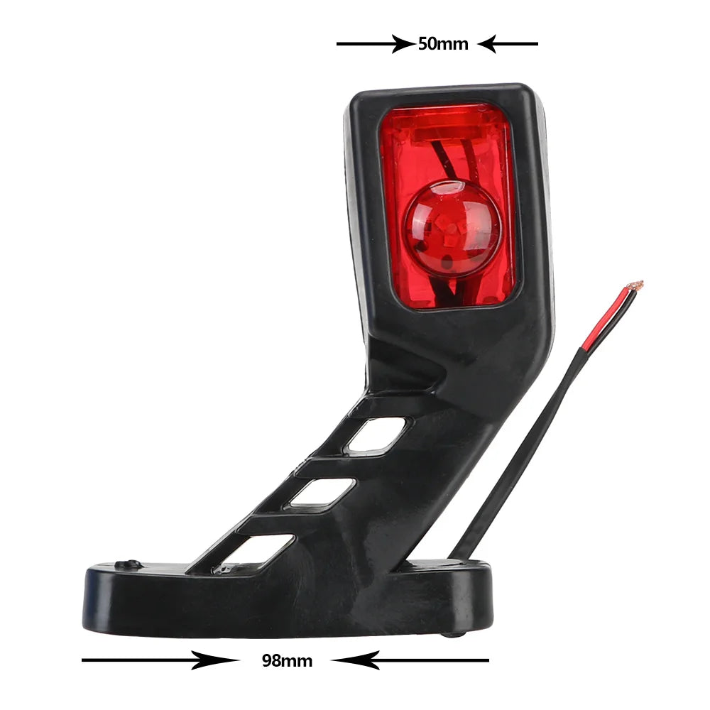 For Trailer Taillights Truck Van Lorry 12V 24V Side Marker