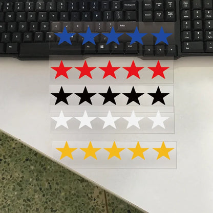 Reflective Sticker 100 Five Star Decorate Decals Vinyl Cover