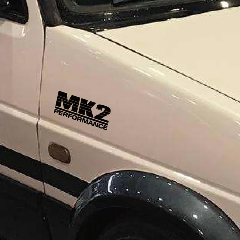 For MK2 Performance 16cmx6cm Xy Stickers Vinyl Decals Rear