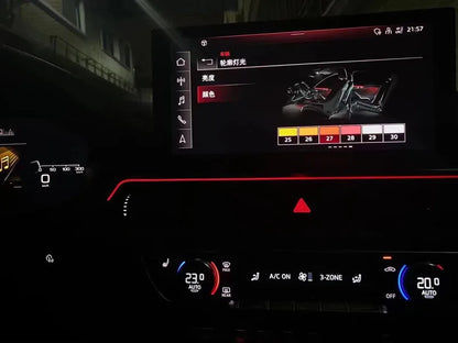 For Audi A4 S4 A5 S5 Dashboard Ambient B9 Bar Strip