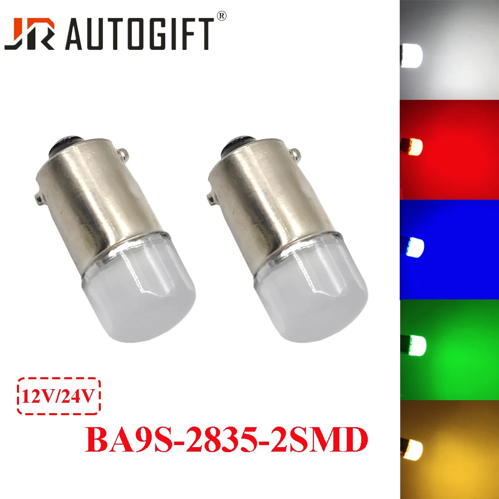 10PCS ba9s T4W 2835 Green 4300K Bulb Interior License