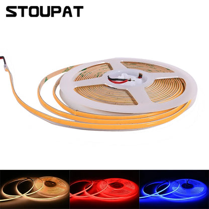 5MM Super Thin Cob Strip 480 Leds dc12v 24V