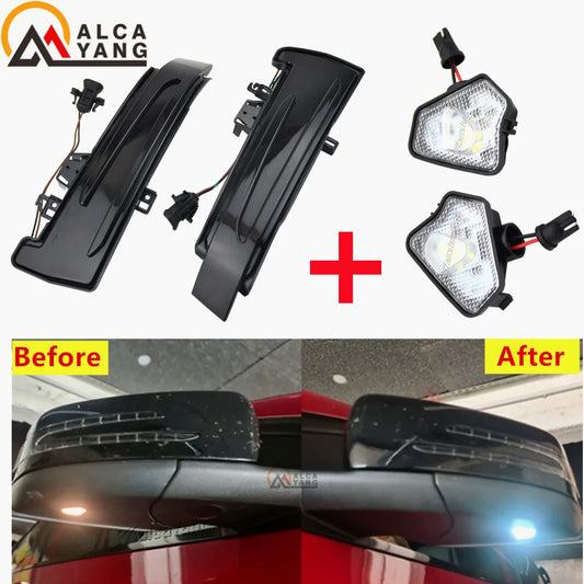 For Mercedes Benz W204 Cla A Puddle Dynamic Rear Mirror Turn