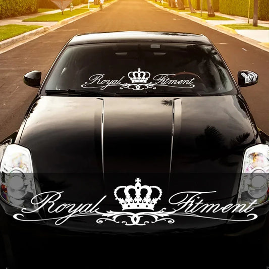 CS40081 die-cut Vinyl Decal Royal Fitment Sticker Waterproof