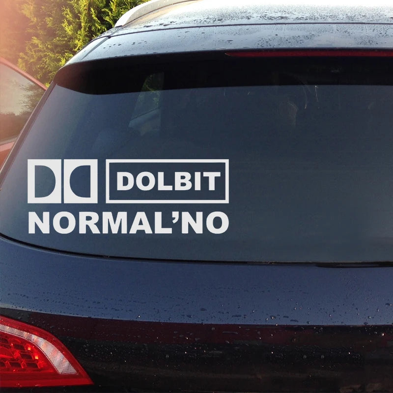 Dolbit Normalno die-cut Vinyl Decal Sticker Waterproof Decors On