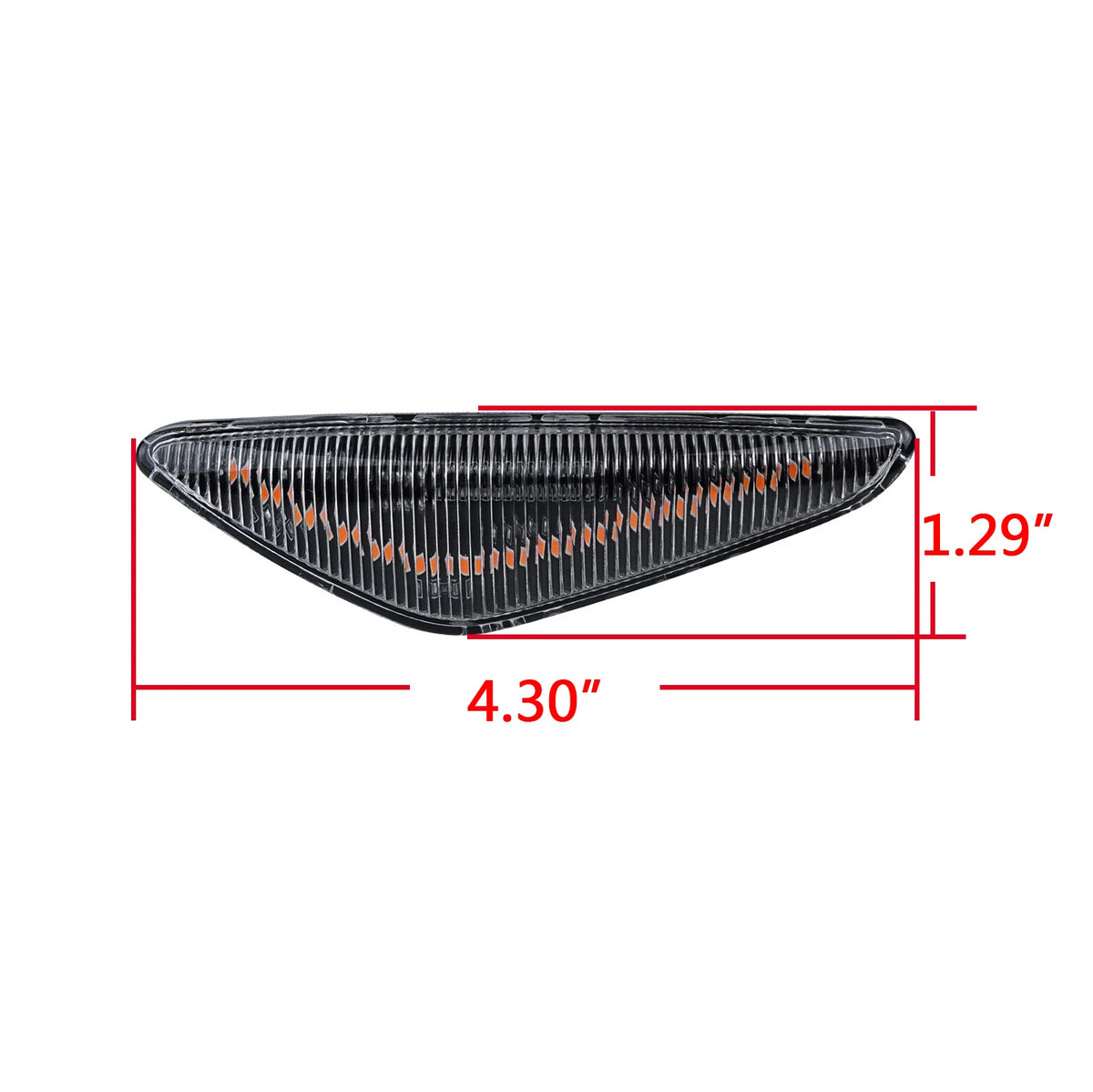 For BMW X3 F25 X5 E70 Clear Lens Side Marker Indicator Repeater