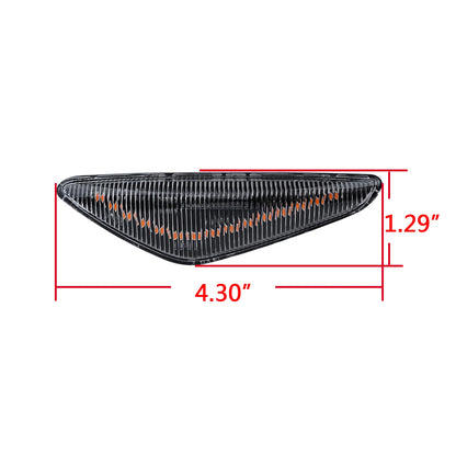 For BMW X3 F25 X5 E70 Clear Lens Side Marker Indicator Repeater