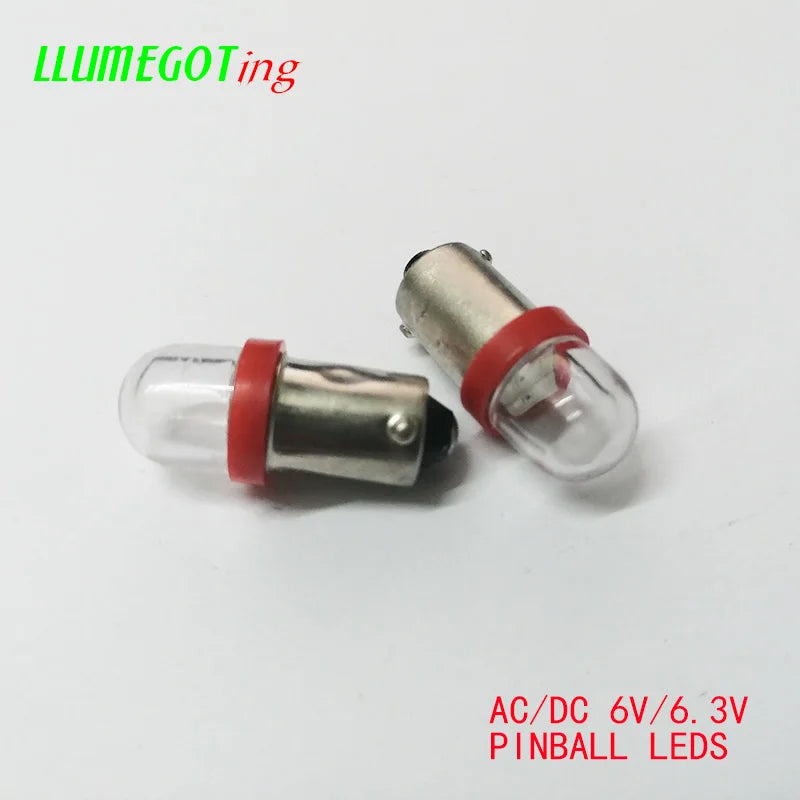 50PCS ba9s T4W Round Clear Dome 2X 5630SMD Various