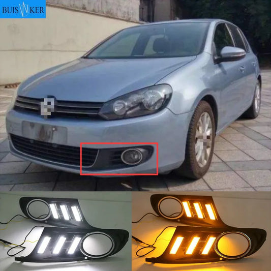 For Volkswagen Golf 6 Golf6 MK6 1pair 09-13 Daytime Running