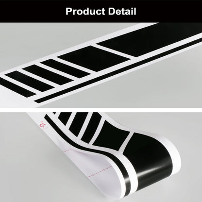 2PCS 220x14cm Side Body Sports Racing Long Stripe Stickers