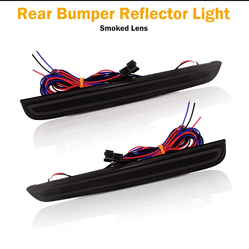 For 2015-up Dodge Challenger Amber Red Front Rear Side Marker
