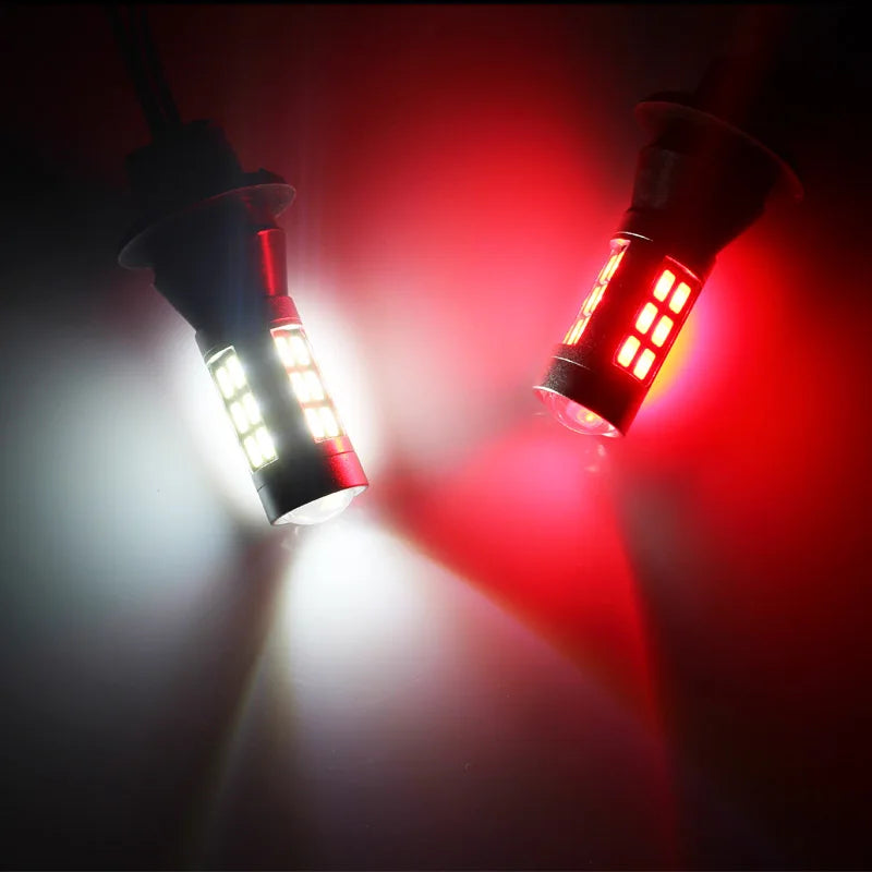 For Backup Reverse Light & Rear dual-color White Red 7440 W21W