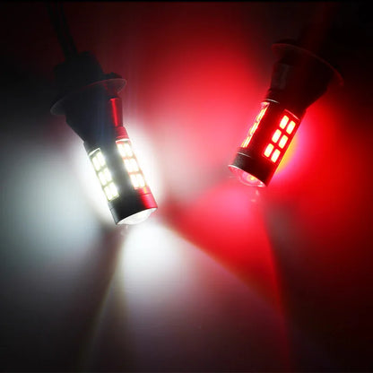 For Backup Reverse Light & Rear dual-color White Red 7440 W21W