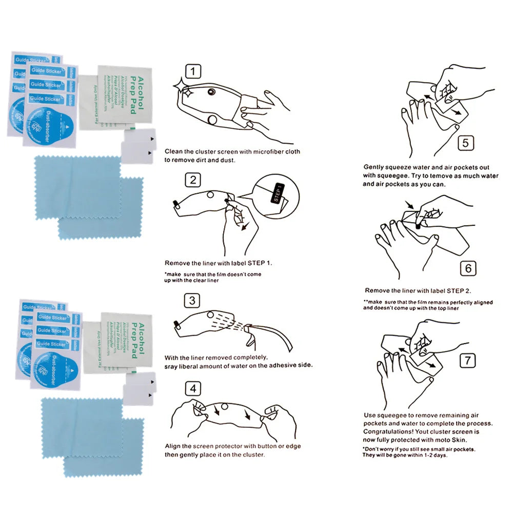 For BMW R18 Cluster Scratch Protection Film Screen Protector