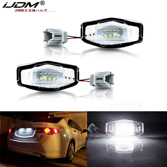 For Acura Mdx Rl Tl Tsx Ijdm Xenon White oem-fit License Plate